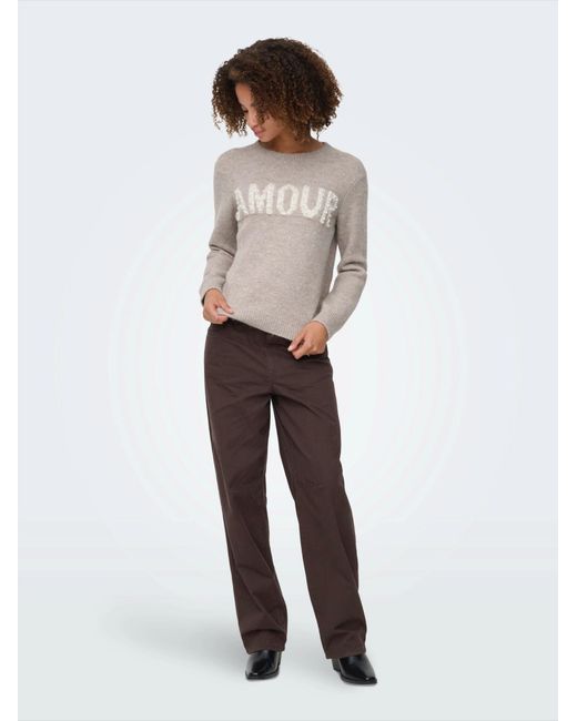 Jdy Gray Pullover Amour