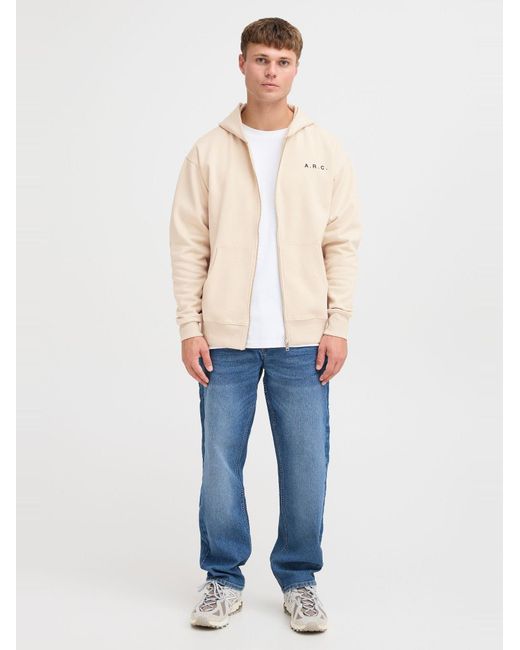 Solid Sweatjacke Sdhenne in Natural für Herren