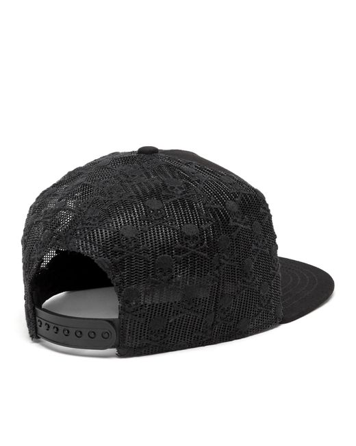 Philipp Plein Cap Skull&Bones in Black für Herren
