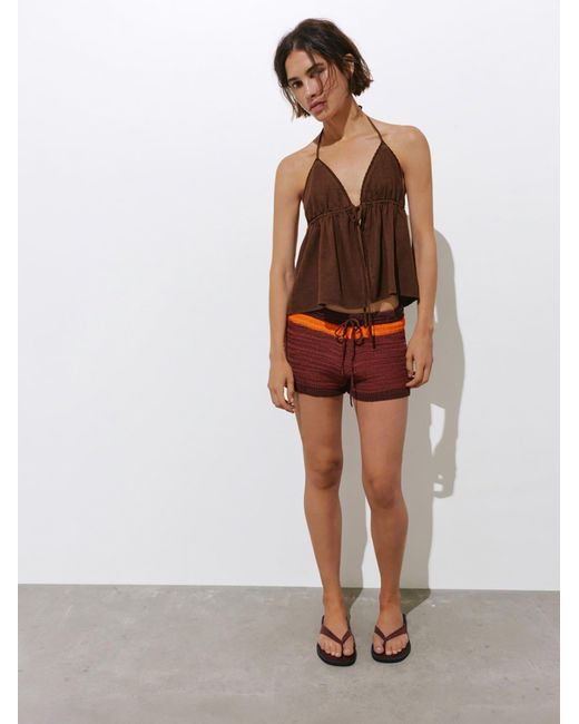 Pull&Bear Brown Top Pacific
