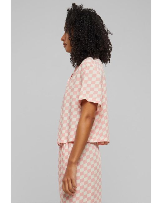 Urban Classics Pink Bluse 'Resort'