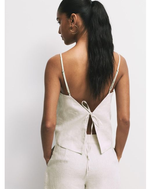 Pull&Bear White Top