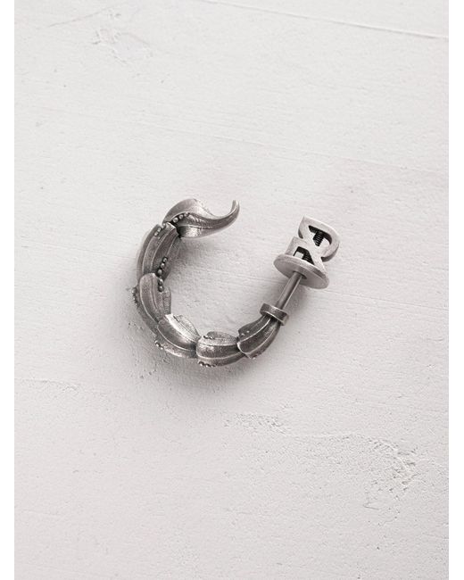 REYTEL Ohrring Scorpio in Metallic für Herren