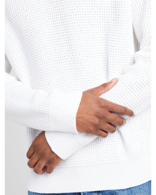 HUGO Pullover 'saui' in White für Herren