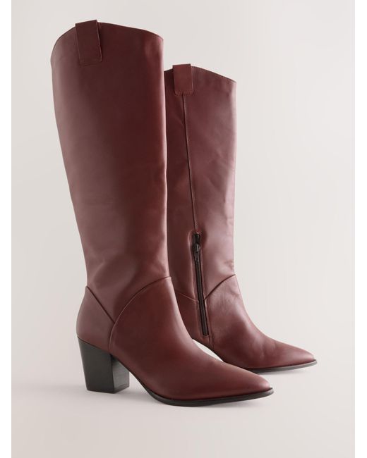 Next Brown Cowboystiefel Forever Comfort
