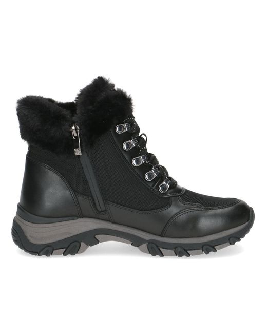 Caprice Black Schnürstiefelette