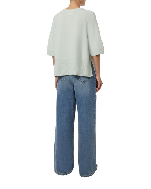 Comma, White Pullover