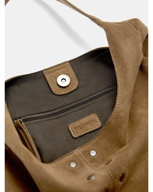 Pull&Bear Brown Schultertasche