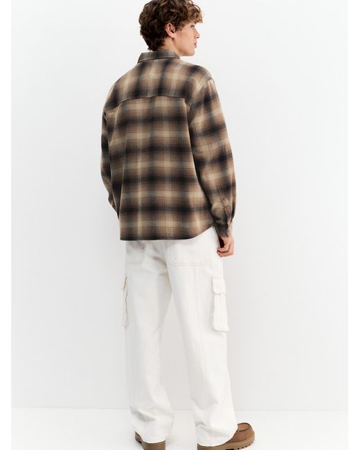 Pull&Bear Hemd in Brown für Herren