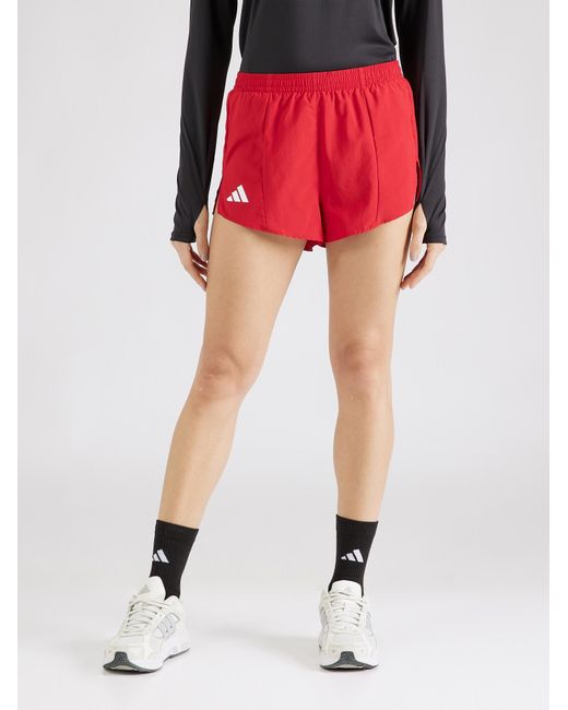 Adidas Originals Red Sportshorts Adizero Essentials