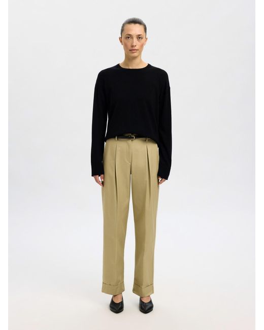 SELECTED Black Pullover Slfthea