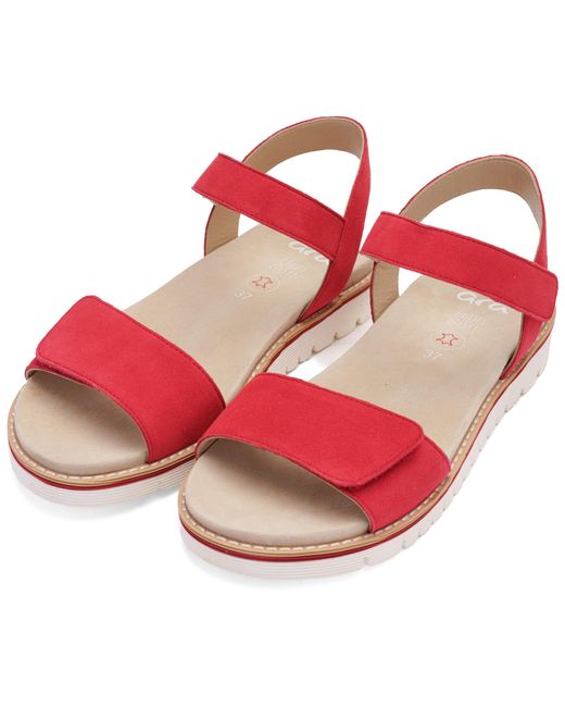 Ara Red Sandale