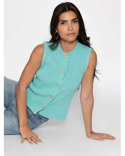 SassyClassy Green Strickweste