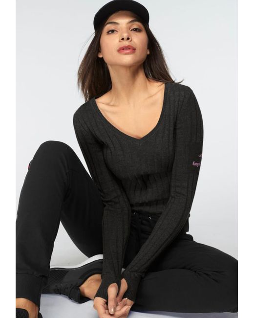 Kangaroos Black Pullover