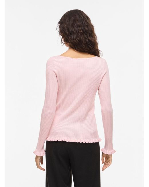 Vila Pink Pullover Vibella