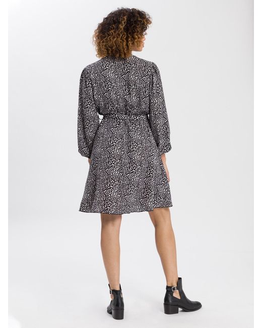 Cross Jeans Gray Kleid