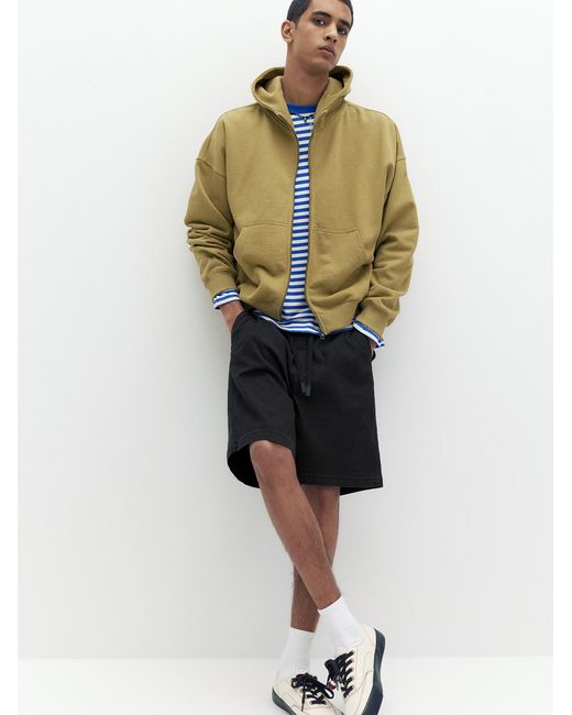 Pull&Bear Shorts in Black für Herren