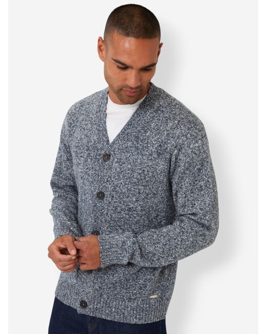 Threadbare Strickjacke Hadfield in Blue für Herren