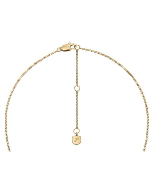 Fossil White Kette