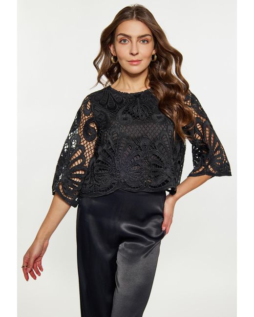 faina Black Bluse