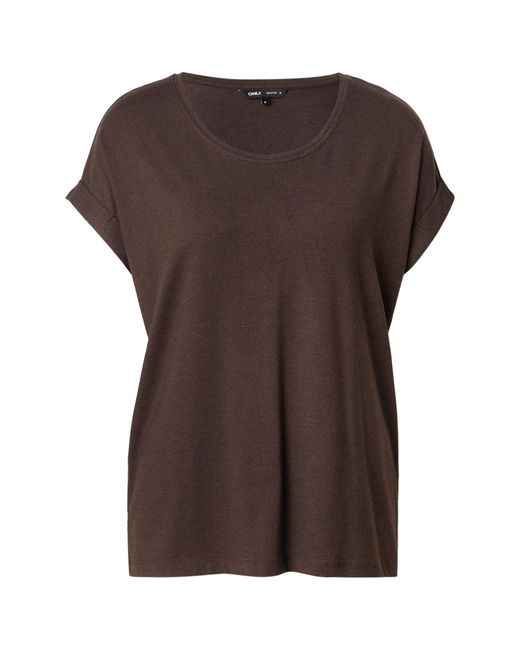ONLY Brown T-Shirt 'Onlmoster'