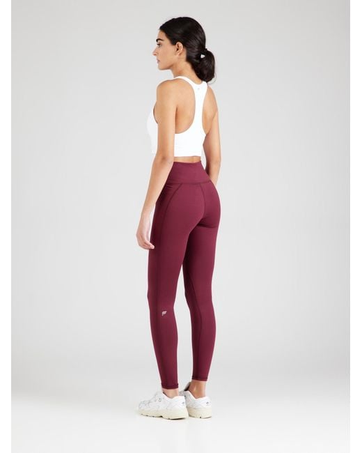 Fabletics Red Sporthose Define