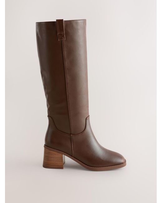 Next Brown Stiefel