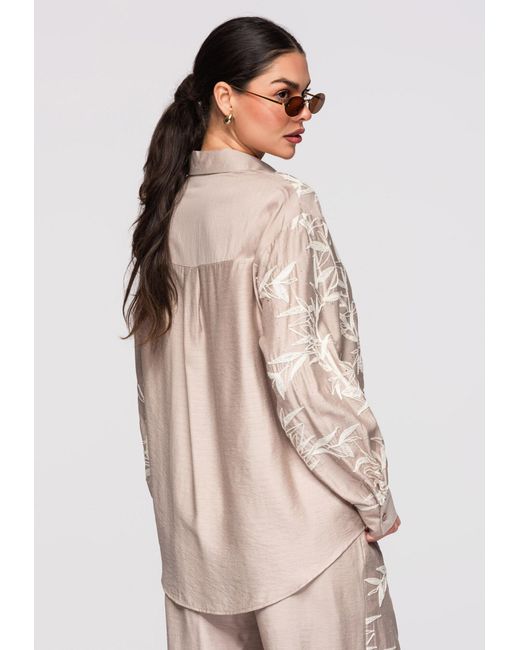 Ombre Natural Bluse