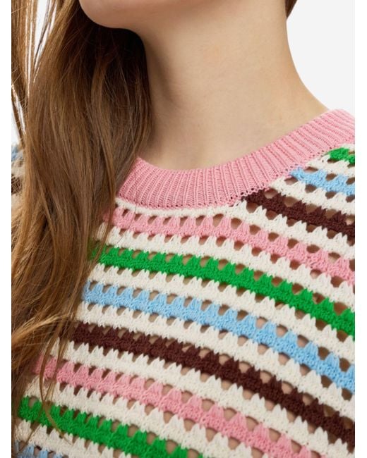Numph Green Strickpullover Mit Halbarm Nunancy Pullover