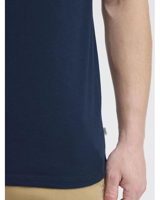 Solid T-Shirt Sdodilian in Blue für Herren