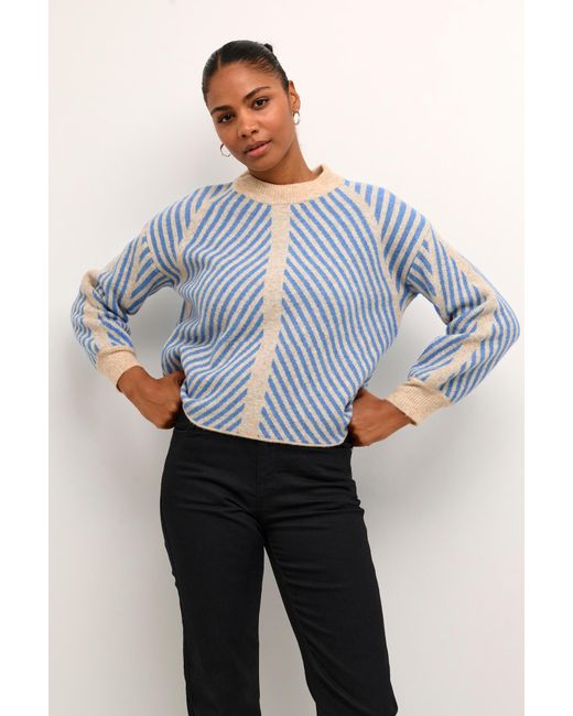 Kaffe Blue Pullover Vera