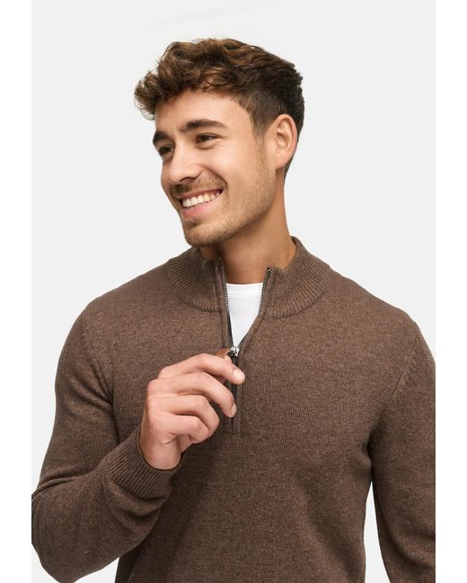 INDICODE Pullover Inmargous in Brown für Herren