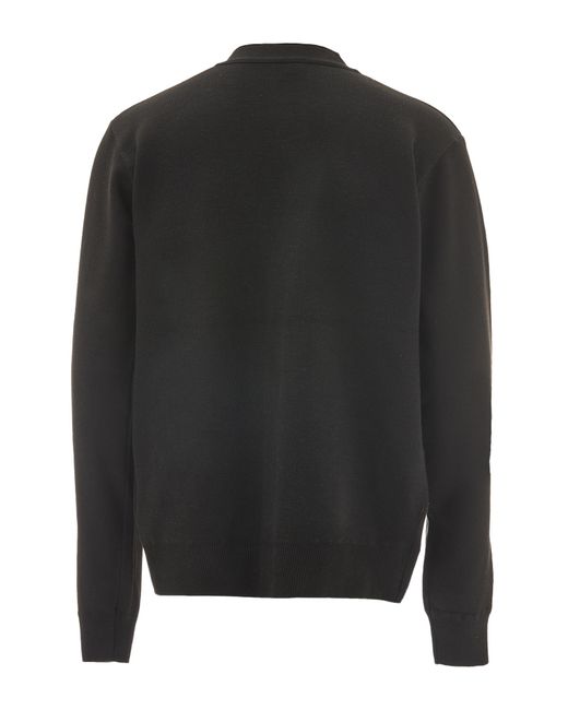 Mozzaar Strickjacke in Black für Herren