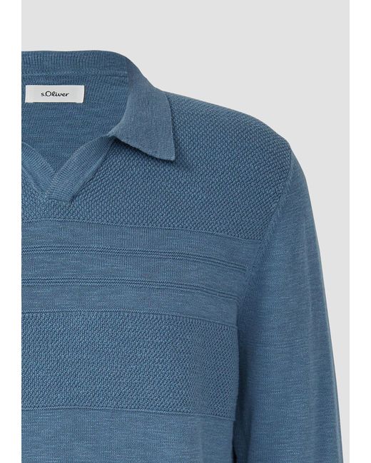 S.oliver Pullover in Blue für Herren