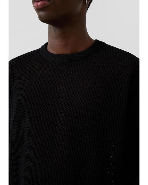 QS Strickpullover in Black für Herren