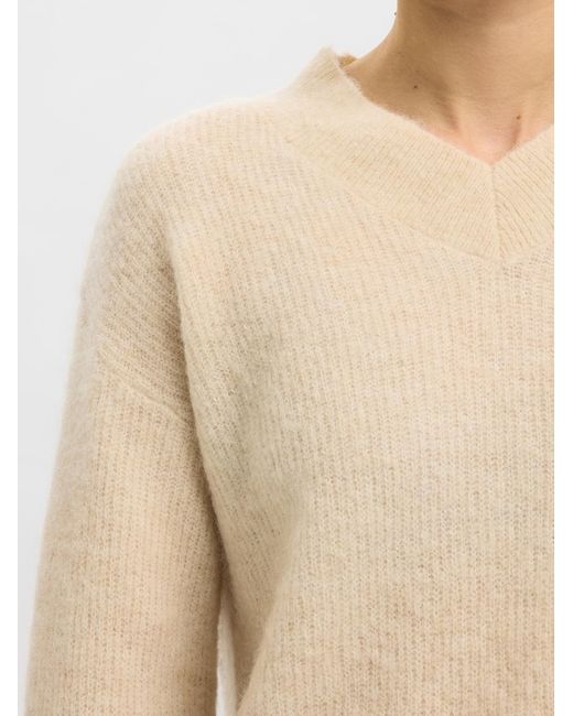 SELECTED Natural Pullover Slfsia