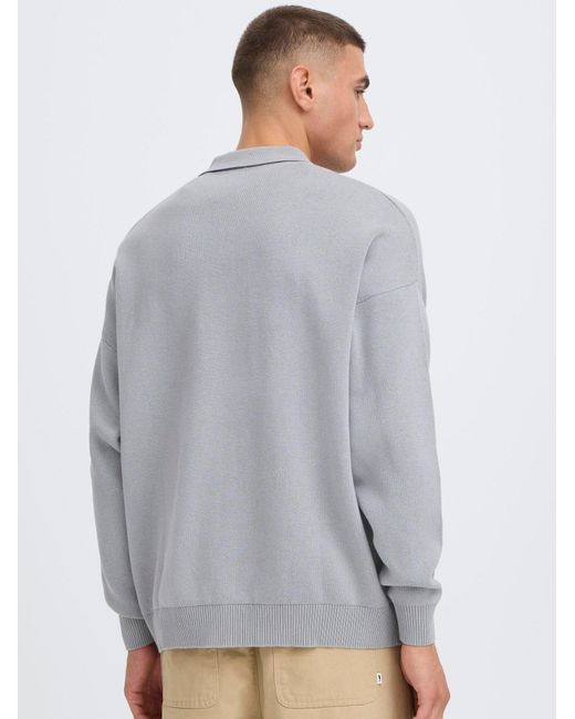 Solid Strickpullover Sdnahim in Gray für Herren