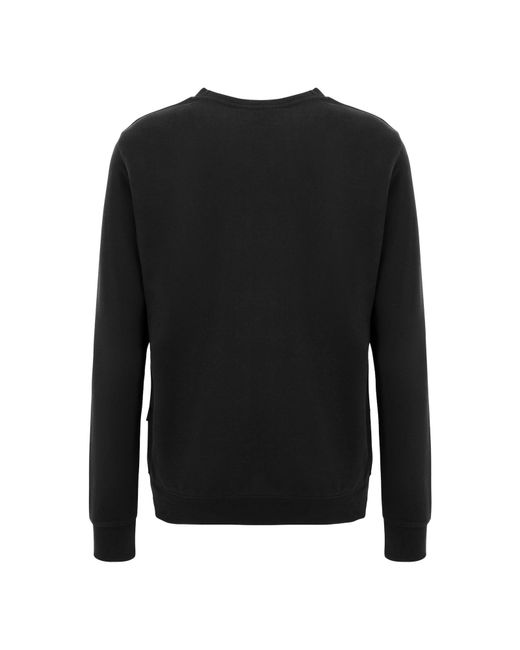 Oldskull Sweatshirt Plain Basic in Black für Herren