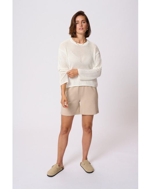 Kaffe White Pullover Kasolar