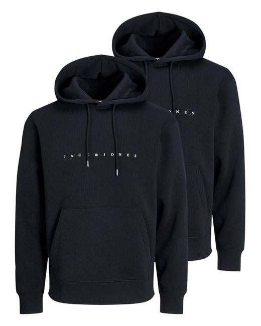 Jack & Jones Sweatshirt Star in Black für Herren