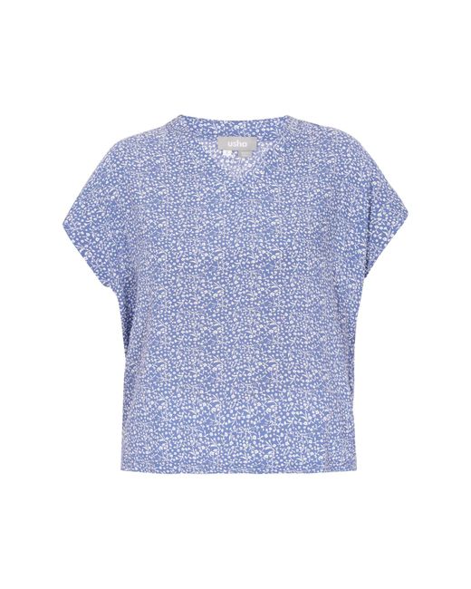 Usha Blue Bluse