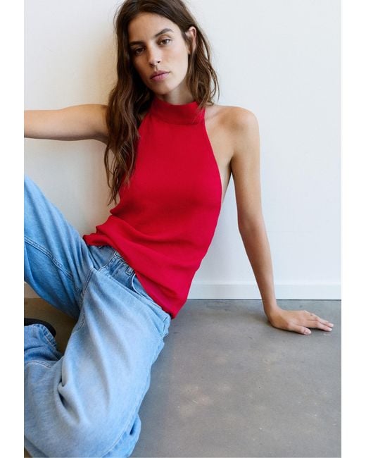 Pull&Bear Red Top