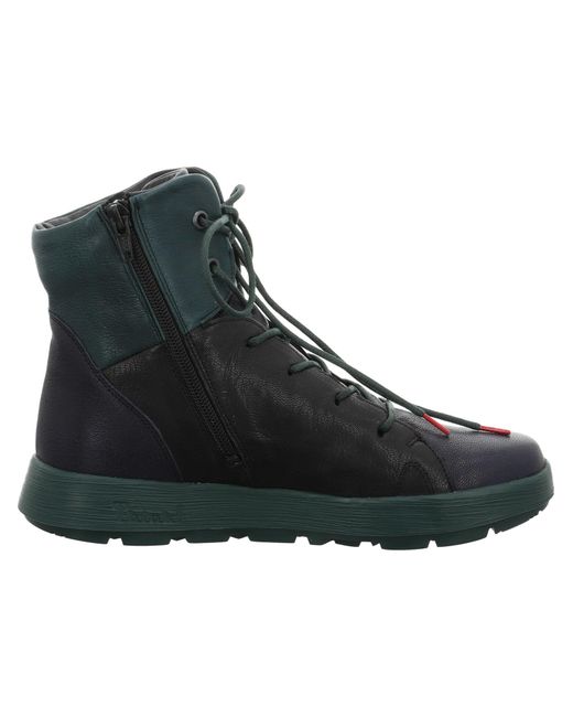 Think! Black Schnürstiefelette Comoda