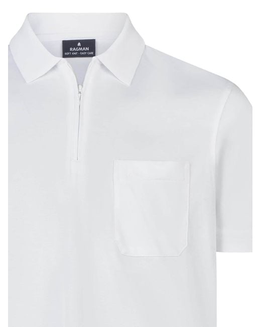RAGMAN Shirt Basic in White für Herren