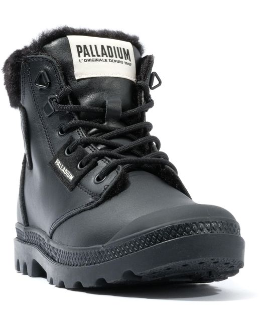 Palladium Black Schnürstiefelette