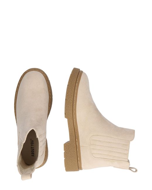 /about You Natural Stiefelette Rosa