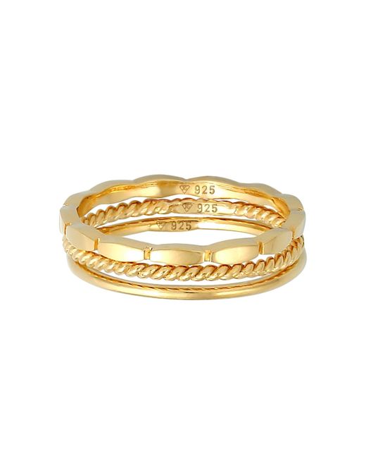 Elli Jewelry Metallic Ring Geo