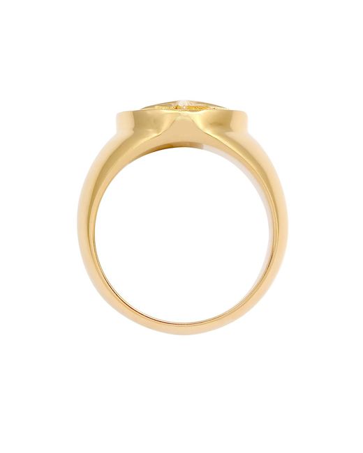 Kuzzoi Ring Kompass in Metallic für Herren