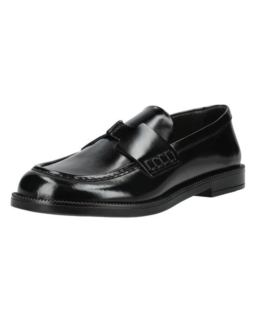 Pavement Black Mokassin