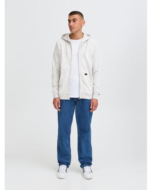 Solid Sweatjacke Sdaupo in White für Herren